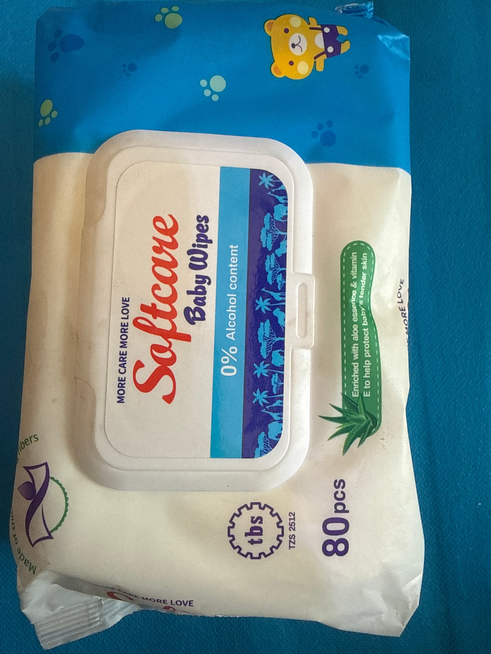 Softcare baby wipes-80pcs